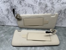 2009-2015 JAGUAR XF SUN VISOR PAIR SET DRIVER PASSENGER SUNROOF VERSION OEM picture