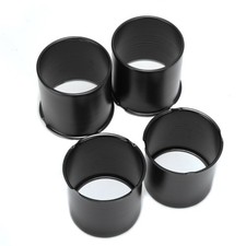 2/4pcs 4.25in Opened end Aluminum PUSH-THRU HUB CENTER CAP For Trailers Rim picture