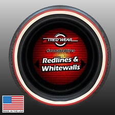Deluxe twin white wall /color wall tire kit picture