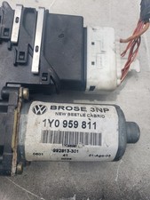2003-10 VW Beetle Convertible Driver Side Rear Window Regulator Motor 1Y0959811 picture