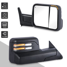 Pair Power Heated Tow Mirrors Turn Signal For 1998-2001 Dodge Ram 1500 2500 3500 picture