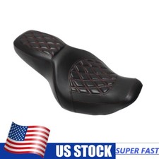 Red Driver Passenger Full Set Seat For Harley Electra / Road Glide 1997-2007 US picture