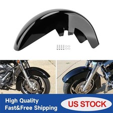 Vivid Black Front Fender For Harley Touring Electra Glide Road King 1989-2013 picture