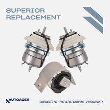 AUTOACER -3p Front Rear Engine Transmission Mounts For Jaguar XF XJ 2.2 3 DIESEL picture