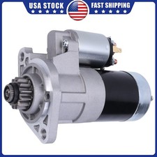 12V STARTER MOTOR MM40941001 FOR MITSUBISHI ENGINE S3L2 MAHINDRA TRACTOR 2216 US picture