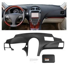 Molded Dashboard Cover Dash Cap Overlay Black For Lexus ES350 2007-2012 picture