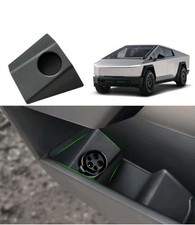 For Tesla Cybertruck ABS Charging Adapter Storage Box Door Socket 2024+ picture