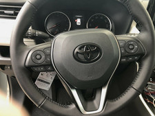1x 3D BLACKOUT STEERING WHEEL OVERLAY FOR TACOMA TUNDRA COROLLA CAMRY HIGHLANDER picture