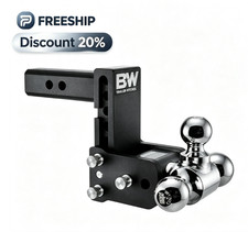 B&W Tow & Stow Adjustable Trailer Hitch Ball Mount TS10048B picture