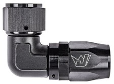 JEGS AN 90-Degree Forged Swivel Hose End [-12 AN Female to -12 AN Hose] picture