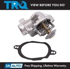 TRQ Thermostat with Housing Assembly Fits Mercedes-Benz picture