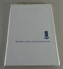 Press Folder Rolls-Royce Flying Spur And Bentley Concept Java Stand 1994 picture