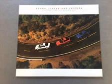 1987 Acura Legend and Integra 24-page Vintage Car Sales Brochure Catalog Honda picture