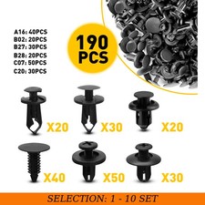 For Mercedes Bumper Clip Retainer Auto Rivet FastenerS Fender Push Pin 190-1900X picture