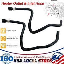 NEW Heater Outlet Hose & Heater Inlet Hose For 2018 Chevrolet Cheyenne Sierra picture