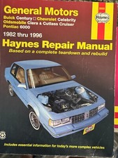 HAYNES Buick Century Chevy Celebrity Olds Cutlass Pontiac 6000 Repair Man 38005 picture