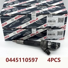 NEW 4PCS 0445110597 Fuel Injector 13538506548 For BMW 8506548 F30 F10 BOSCH picture