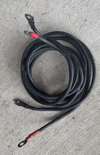 Mercury 35 hp 2 cylinder Positive & Negative Battery Cables Boat 7 1/2’ Long picture