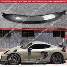 Fits 2014-2016 Porsche Cayman 981 Coupe Carbon Fiber Rear Trunk Spoiler Wing Kit picture