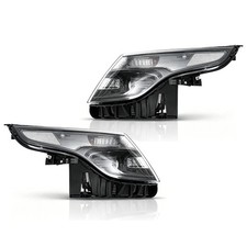 For 2011-2015 Ford Explorer Halogen Black Housing Projector Headlights Pair Set picture