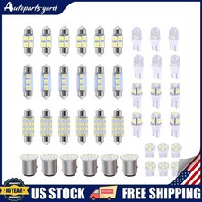 42pcs New Led Interior Lights Bulbs Kit Car Trunk Dome License Plate Lamps 6500K picture
