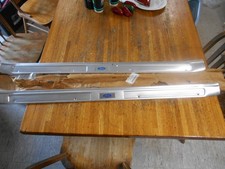 NOS 1969 1970 FORD MUSTANG & SHELBY GT350 GT500 DOOR SILL PLATES PAIR picture