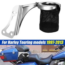 Rear Passenger Drink Cup Bottle Holder For Harley Electra Road Glide 1997-2013 picture