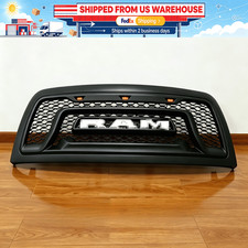 US Stock Matte Black Front Upper Grille For 2010-2018 Dodge Ram 2500 Grill Hot picture