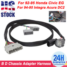 For 1992-95 Civic / 1994-95 Integra D/B Series Tucked Harness Chassis Adapter US picture