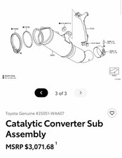 2020-2026 GR Supra OEM Catalytic Converter Open Box picture