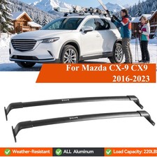 220LBS Roof Rack Cross Bars Fit for Mazda CX-9 CX9 2016-2023 Black Accessories picture