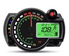 Universal LED LCD Motorcycle Gauge Cluster Kawasaki ZX6R ZX10R ZRX1200 ZX4R ZZR picture