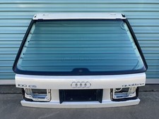 91-94 Audi 100 C4 Rear Trunk Lid With Glass Station Wagon White Quattro picture