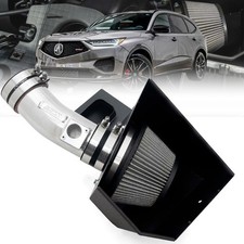 HPS Polish Shortram Air Intake Heat Shield For 22+ Acura MDX Type-S 3.0 Turbo picture