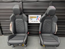 22-24 Audi RS e-Tron GT Front Seat Black Leather Sport *Blown Bags OEM picture