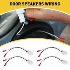 4pcs Speaker 72-6514 Harness for Dodge Chrysler Ram 1500 2500 3500 Jeep Wrangler picture
