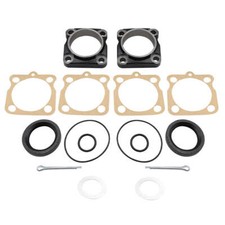 Vw Bug Axle Bearing Caps & Seal Kits. 1967-68 Long Type Swing Axle, Pair picture