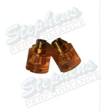 NEW Pair Mopar 1967-1969 A, B, C Body Bullet Fender Turn Signal Lense Set 67-69 picture