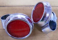 Vintage NOS Bridgestone Motorcycle 175 200 Rear Reflectors One Pair picture