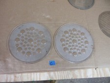 Pair Antique Queen Headlamp Headlight Lens   C picture