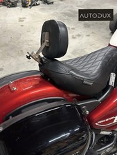 Autodux fit for Royal Enfield Super Meteor 650 custom seat with Backrest picture