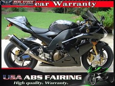 MSA Injection Glossy Black New ABS Fairing Fit for Kawasaki 2004 2005 ZX10R d008 picture
