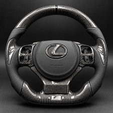 🔥REAL CARBON FIBER STEERING WHEEL FOR LEXUS ISF IS200/250/300/350 W/COVER 2014+ picture