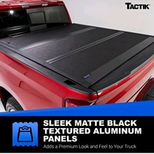 TACTIK Low Profile Ultra Tri-Fold Tonneau Cover 2019-2023 Ford Ranger 6ft Bed picture