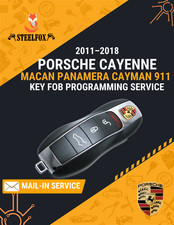 Porsche Cayenne Macan Panamera Cayman 2 Key Fobs Programming Service 2011–2018 picture