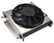 Derale Fluid Cooler and Fan 13 x 14.875 x 5.625 in Plate Type Universal 15870 picture