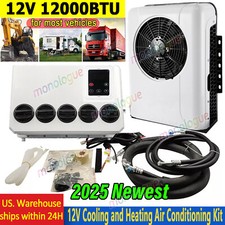 12V Truck Air Conditioner 12000 BTU Split Car Cab RV AC Unit Fit Bus Caravan picture