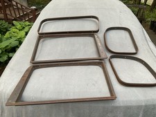 Original, Rare 1932 Ford 5 Window Steel Garnish Moldings - Very Good Condition picture