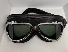 Antique/Vintage Climax Motorcycle/Driving Goggles, Made In Spain, Rare, Like New picture