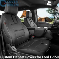 coverdream F-150 Seat Covers For 2015-2022 Ford F150 F250/F350 SuperCrew XL,XLT picture